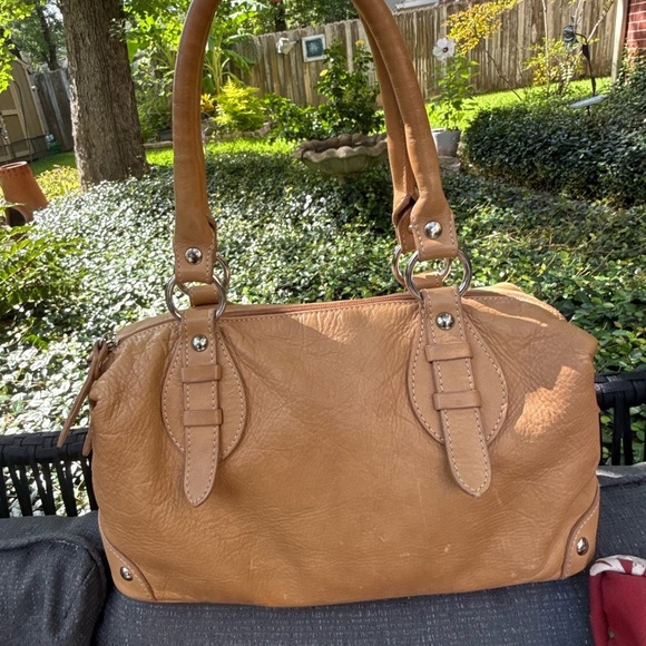 ▶️ Sundance ◀️ Catalog Lucia Satchel Italian  Leather Purse - Picture 11 of 11